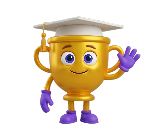 Klyxy mascot — waving